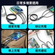 【YORI優里】100W一拖三充電線(透明指示燈充電線 蘋果16可用 蘋果/Type-C/舊安卓Micro)
