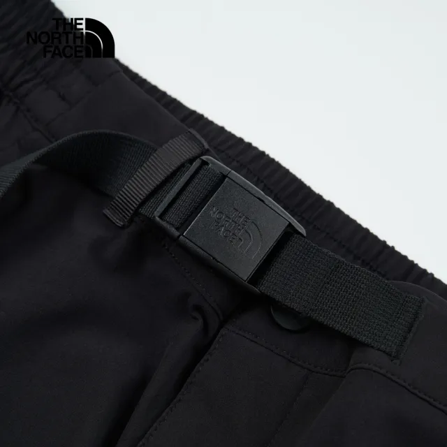 【The North Face】TNF 休閒 DWR防潑水戶外徒步長褲 M NEW HIKE PANT-AP 男 黑(NF0A7WCV4H0)