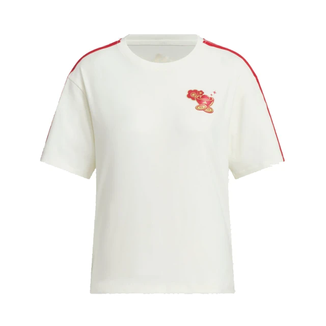 adidas 愛迪達 CNY CW SS TEE 圓領短袖上衣 女 - JW6664