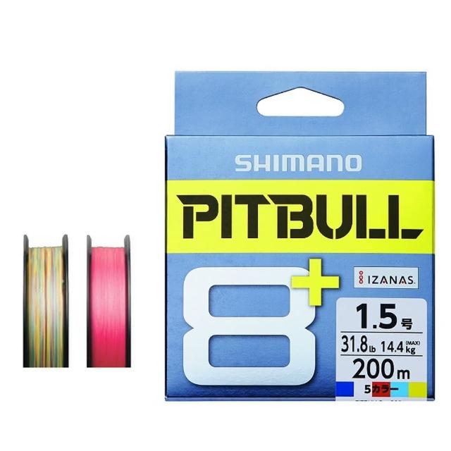 【SHIMANO】PITBULL 8股 PE線 200m LD-M61T