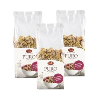 【Fuchs 福紅】綜合水果穀物脆片 水果麥片350gx3包(高纖無油烘培 義大利原裝進口)