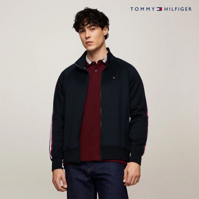 Tommy Hilfiger 官方旗艦館 拉鍊運動夾克_藍色