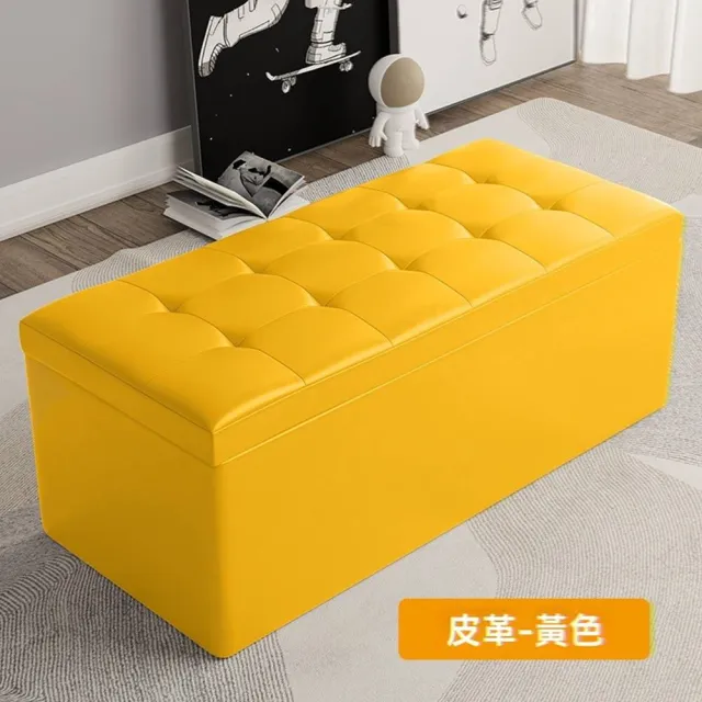 【咔哆咪家居】110*40*40cm皮革儲物凳(長凳 儲物凳 休息凳 長椅 小沙發 簡易沙發 等候椅 休閒椅 預購15天)