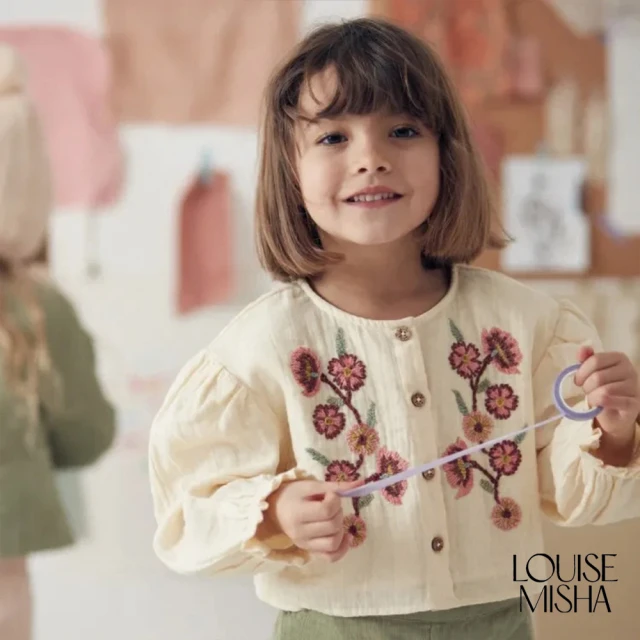 LOUISE MISHA CELINA花朵公主袖上衣
