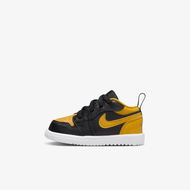 NIKE 耐吉NIKE 耐吉 Jordan 1 Low ALT TD 小童 運動休閒鞋 學步鞋 魔鬼氈 黑黃(DR9747-072)