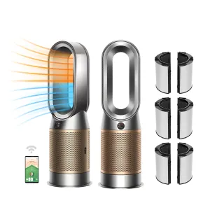 【dyson 戴森】Purifier Hot+Cool De-NOx HP12 三合一甲醛NOx偵測涼暖空氣清淨機(鎳金色)