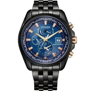 【CITIZEN 星辰】台灣25周年限定光動能萬年曆電波手錶  禮物  手錶(AT9126-82L)