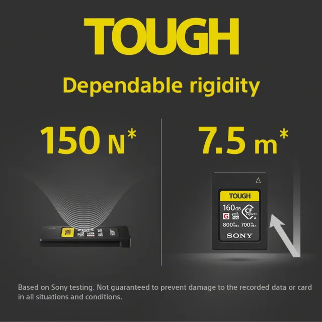 SONY 索尼】CEA-G160T 160G/GB 800MB/S CFexpress Type A TOUGH SONY 索尼】CEA-G160T 160G/GB 800MB/S CFexpress Type A TOUGH