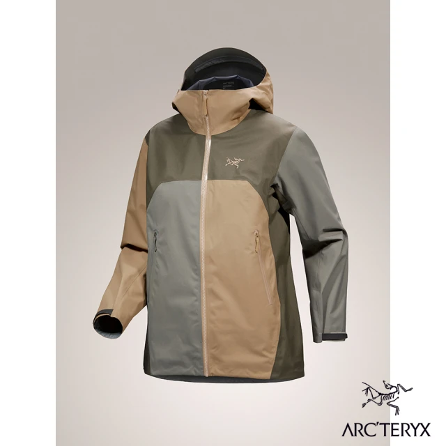 Arcteryx 始祖鳥 女 Beta 防水外套(帆布棕/糧草綠/龍紋綠)