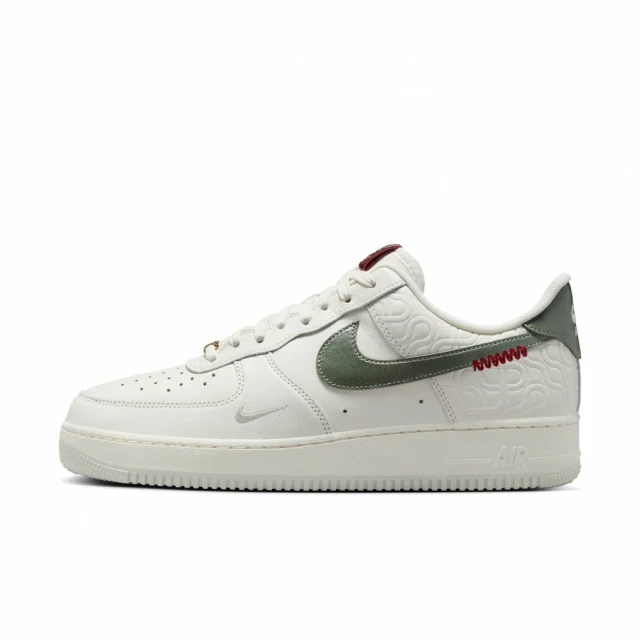 NIKE 耐吉NIKE 耐吉 AIR FORCE 1 07 男 休閒鞋 AF1 白綠紅-(HV5979130)