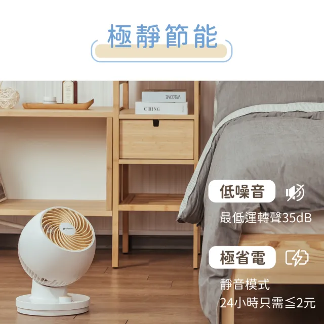 【SANSUI 山水】7吋空氣循環扇 SDF-93M2 電風扇 靜音 省電 辦公室風扇 循環扇 浴室風扇 通風 大風量