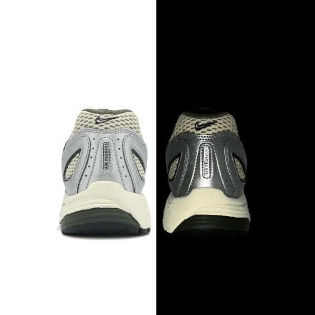 【NIKE 耐吉】休閒鞋 Air Peg 2K5 男鞋 銀 沙色 復古 氣墊 緩震 運動鞋(HV5748-234)