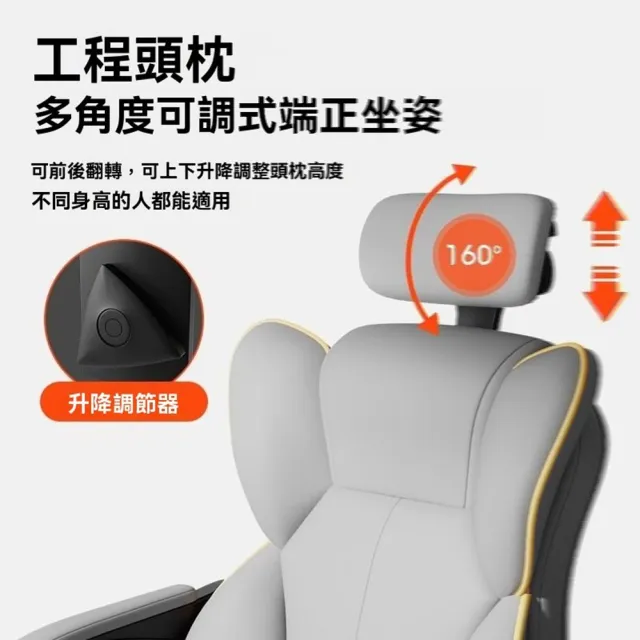【萬虎旗艦店】海綿坐墊 帶腳踏 超纖皮 滑軌扶手(電腦椅 電競椅 人體工學椅 躺椅 靠背椅 書桌椅 預購15天)
