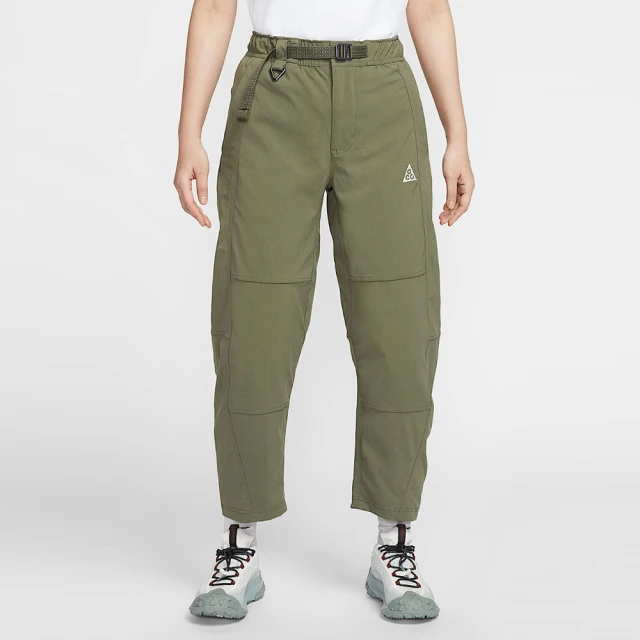 NEW BALANCE 長褲 女 運動褲 防潑水 卡其 AW