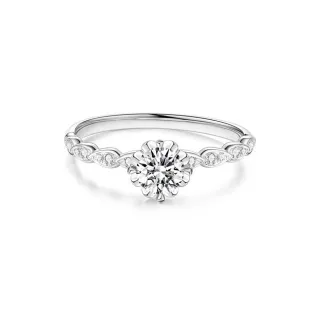 【鉅曜】IGI 30分 最白D色 流光鑽石戒指 K金(培育鑽石 K金)