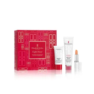 【Elizabeth Arden 伊麗莎白雅頓】官方直營 八小時潤澤修護組/禮盒(潤澤霜50ml+手霜30ml+護唇膏)