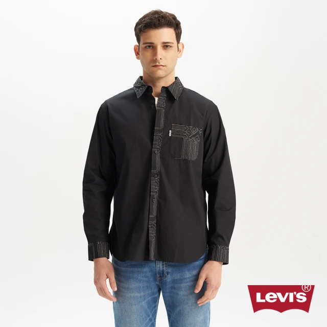 LEVIS 男款 格紋襯衫 襯衫外套 格紋紋外套 黑格紋 人氣新品 003TM-0000