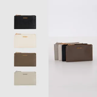 【ROBINMAY】楉木真皮卡夾零錢包(拉鍊封口/多色任選)