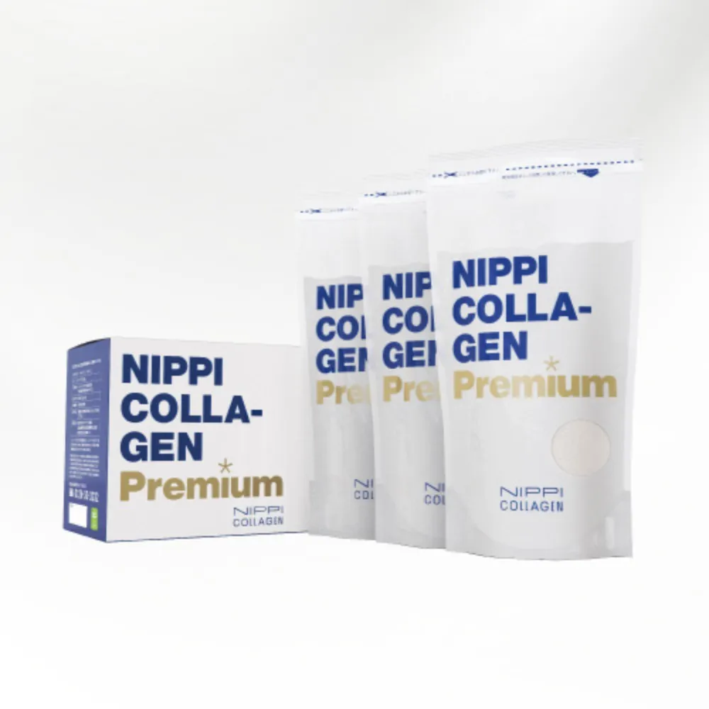 NIPPI Premium 100% 純膠原蛋白胜肽白金版 100gX3包(世界第一膠原蛋白 台灣總代理原廠出貨)