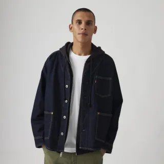 【LEVIS】男款 Kimono牛仔外套 / 外露式鉚釘 / 特殊釘扣 人氣新品 A7139-0003