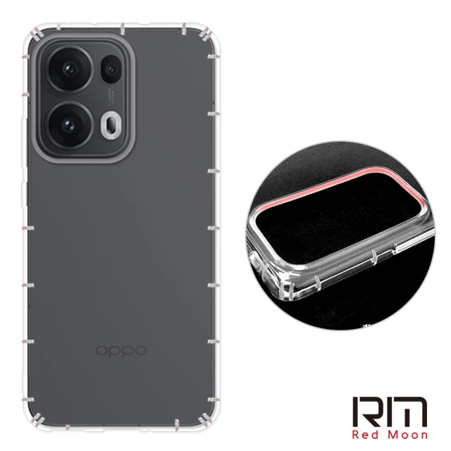 RedMoon OPPO Reno13 / Reno13 Pro 5G / Reno13 F 防摔透明TPU手機軟殼 鏡頭孔增高版