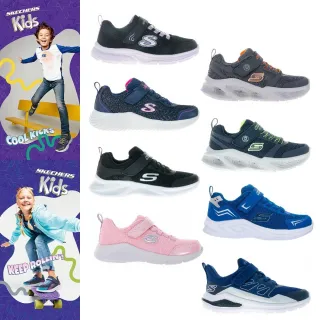 【SKECHERS】男女童鞋 輕量一字魔鬼氈 運動鞋(多款)