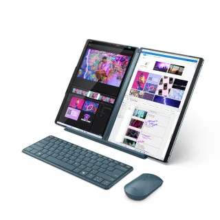 【Lenovo】Office 2024組★13.3吋Ultra 7觸控AI筆電(Yoga Book 9/83FF0029TW/Ultra 7-155H/32G/1T/W11P)