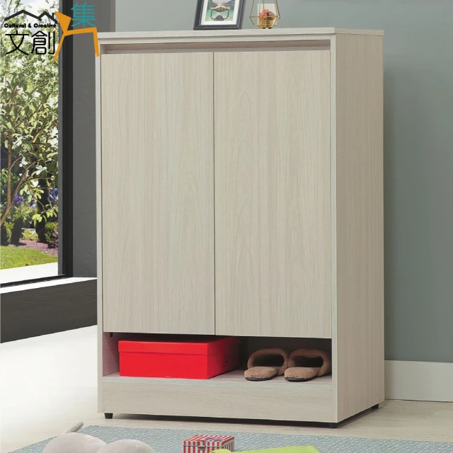 文創集 薛蒂2.7尺四門單抽高鞋櫃(二色可選) 推薦