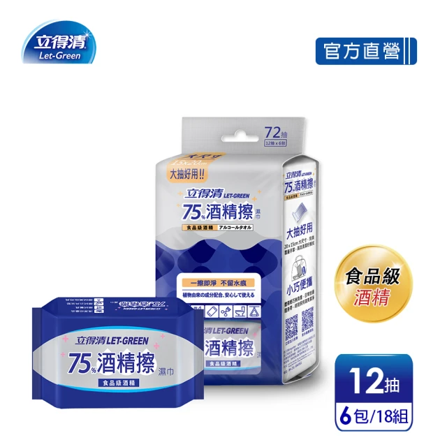 立得清 全面防護抗菌濕巾10抽x3包+8抽3入迷你包x2串(