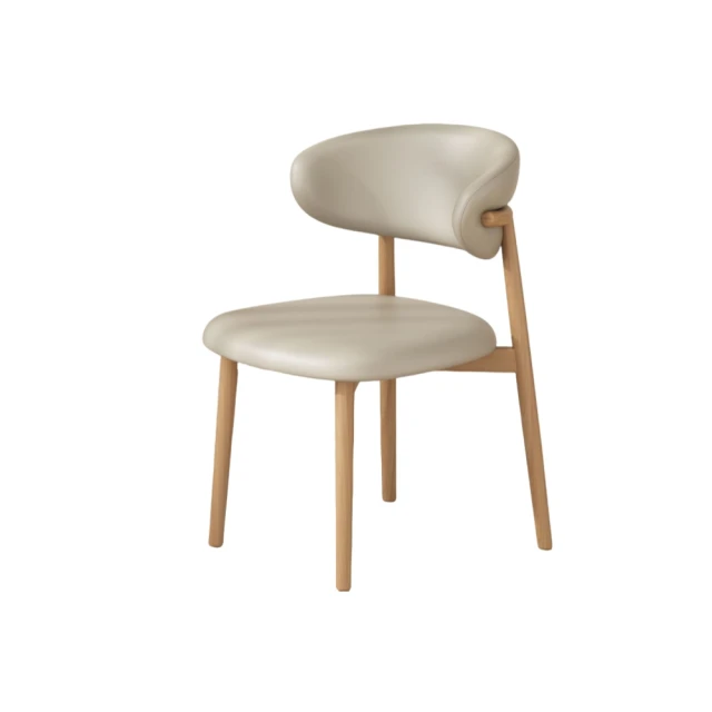 YA STUDIO 現貨清倉 現代簡約仿實木餐椅(椅子 餐椅 木頭椅子 木椅)