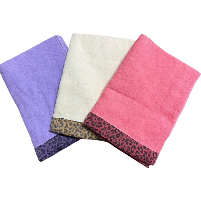 星紅織品 ☆金香吸水速乾純棉浴巾-2入(粉色/紫色-2色任選