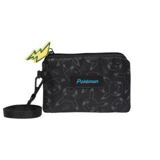 【OUTDOOR 官方旗艦館】聖誕節交換禮物 寶可夢票卡零錢包-黑色 PK00D05BK