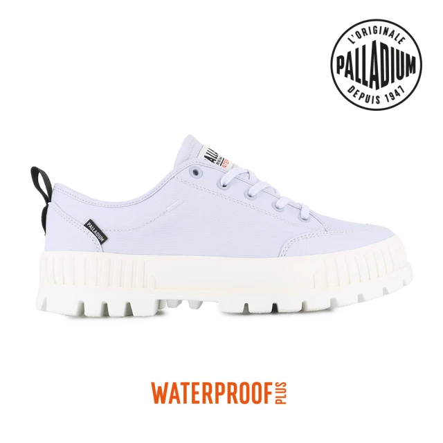 Palladium PALLASHOCK LO WP+厚底巧 Palladium PALLASHOCK LO WP+厚底巧克力橘標防水靴/防水鞋/休閒鞋-男鞋/女鞋-薰衣草紫(74408-409-M)