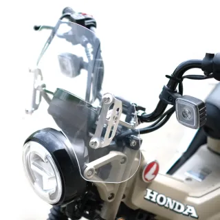 【Supamoto】通用擋風鏡—33透明(風鏡/復古/整流罩/檔車/街車/CT125/CB350/機車改裝)