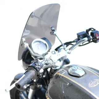 【Supamoto】通用擋風鏡—方形(風鏡/復古/整流罩/檔車/街車/CT125/CB350/機車改裝)