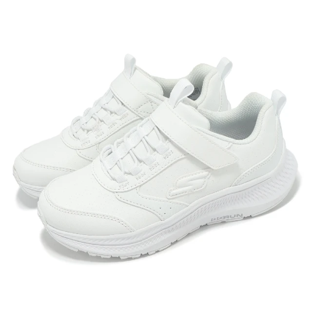 SKECHERSSKECHERS 慢跑鞋 Go Run Consistent 2-Everyday Look 中童 白 魔鬼氈 小朋友(303947-LWHT)