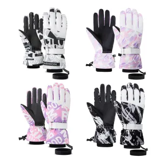 【HH】SMT 滑雪手套 防風防水防寒手套(6層鎖溫 滑雪防丟腕繩 3M專利 騎車機車保暖手套)