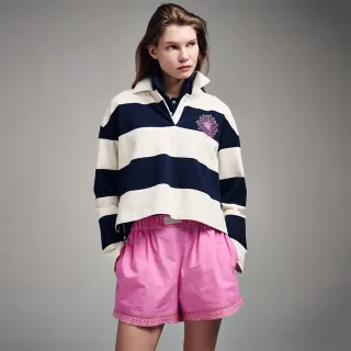 【MARDI MERCREDI】經典橄欖球衫 象牙白 海軍藍 條紋 小雛菊 粉花 RUGBY SHIRT STRIPE FLOWER