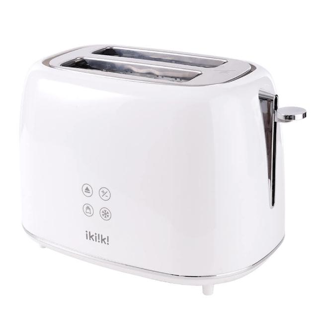 【ikiiki 伊崎】螢幕顯示日式烤麵包機 IK-ET3301(烤土司機 早餐機 貝果機)