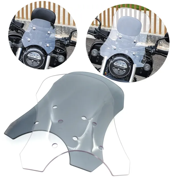 【Supamoto】加高擋風鏡—REBEL500專用(燻黑/透明/風鏡/通用/導航架/HONDA/機車改裝)