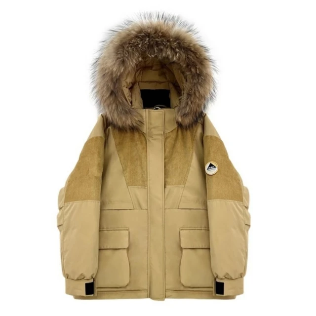 米蘭精品 真羽絨90%鴨絨羽絨外套(韓系田園風碎花女夾克2色