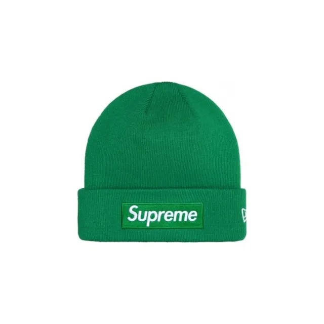 【SUPREME】Supreme x New Era Box Logo Beanie 毛帽 黑/藍/綠/灰/橘/米 FW24BN13