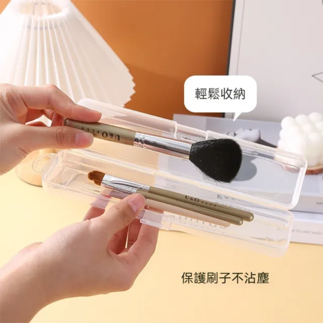 【Dagebeno荷生活】通風透氣不沾塵化妝品收納盒 牢固不散落小巧便攜收納盒(2入)