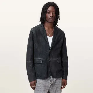 【ALLSAINTS】MONET 絨面羊皮西裝外套皮衣 M018LC(常規版型)