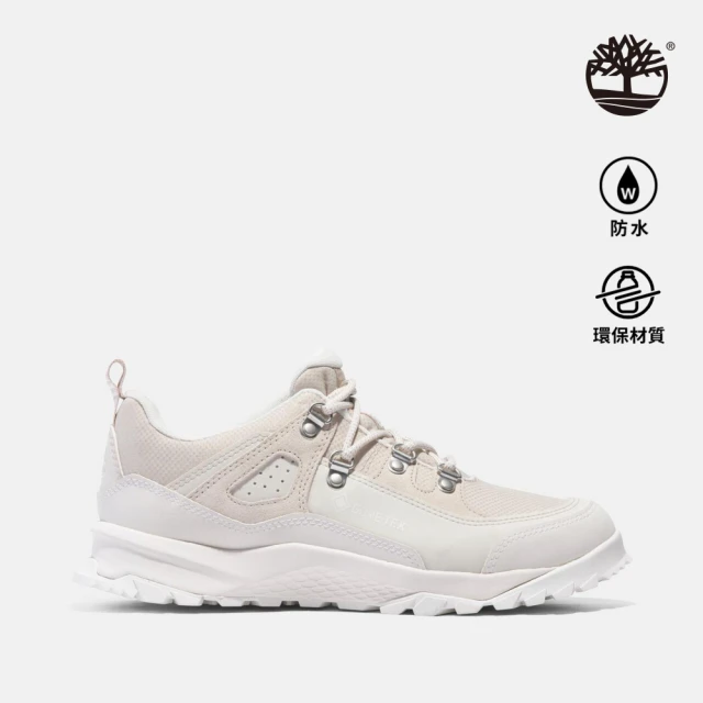 TimberlandTimberland 官方旗艦 女款白色Lincoln Peak GORE-TEX防水低筒健行鞋(A6488EM1)