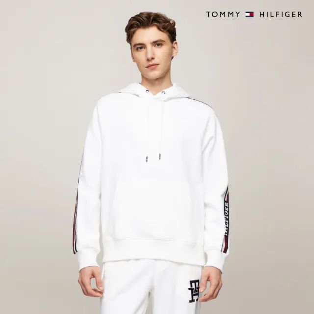 【TOMMY HILFIGER】官方旗艦館 Global條紋帽T_裸色