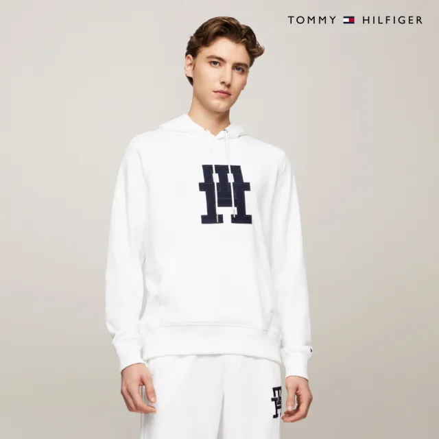 【TOMMY HILFIGER】官方旗艦館 Monogram縫飾帽T_裸色