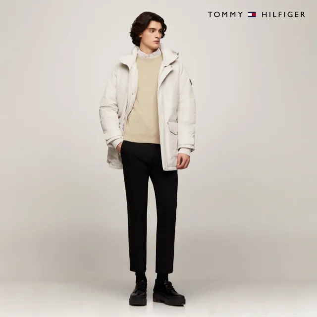 【TOMMY HILFIGER】官方旗艦館 Amherst 圓領毛衣_裸色