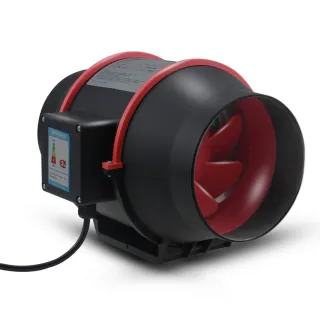 【永基】4吋排風扇 管道風機 雙接管排風扇(110V單速插頭款+純銅電機排風扇)