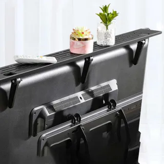 【WIDE VIEW】60cm電視上方置物架(螢幕置物架 機上盒置物架 路由器置物架 螢幕上方置物架/H60-PF)